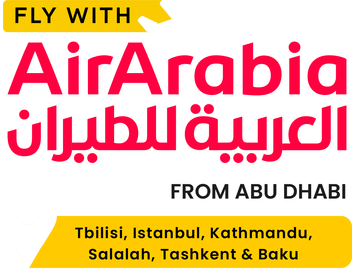Fly with Air Arabia from Abu Dhabi