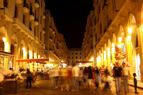 Shopping district in Beirut