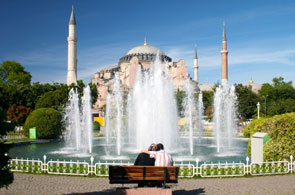 The grand Hagia Sophia mosque