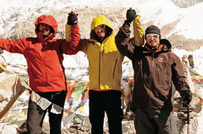 Masoud Mohammad, Sheikh Mohammed Al Thani and Raed Al Refai