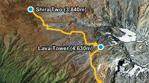 Day 4, Crossing over Lava Tower