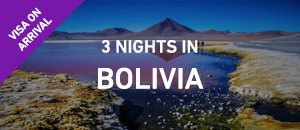 3 nights in Bolivia - E-Visa...
