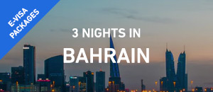 3 nights in Bahrain - E-Visa...