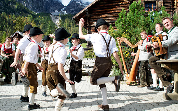 Salzburgerland forests - local dance - 1