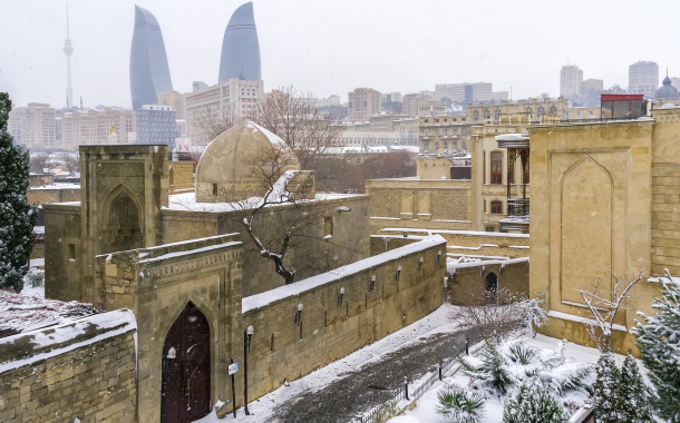 Baku in winter