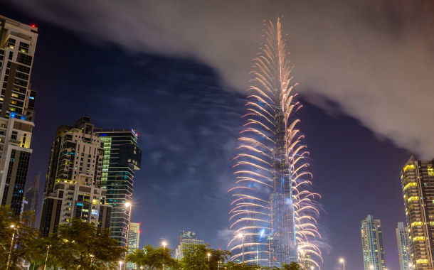 Fireworks View Burj Khalifa