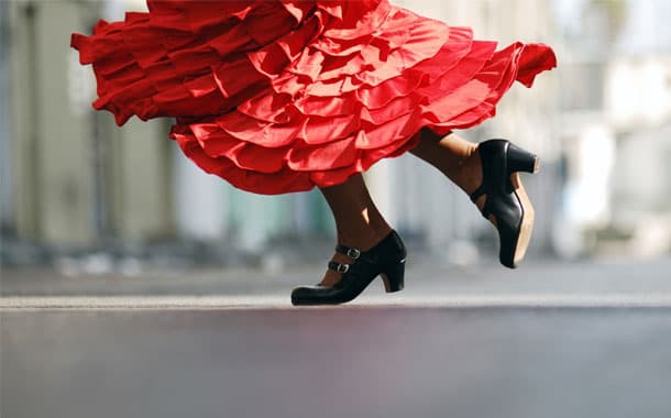Spanish dance of Flamenco